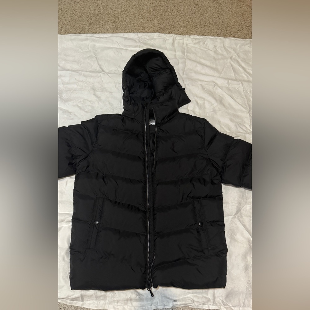 32 degree men’s ultra lightweight puffer hoodie